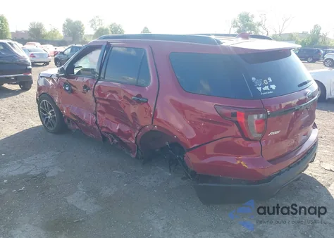 2017 Ford Explorer Sport z USA, uszkodzony, nr VIN 1FM5K8GT2HGB68381